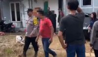 Suasana di Komplek Griya Flamboyan Kelurahan Karang Taruna Pelaihari Tanah Laut pasca penggerebekan oknum kepala desa yang diduga selingkuh