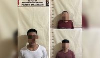 Tiga pelaku pengeroyokan bersenjata kapak di Jalan Veteran Banjarmasin Timur yang menyerahkan diri