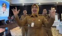 Kepala Badan Perencanaan Pembangunan Daerah (Bappeda) Provinsi Kalimantan Selatan, Suprapti Tri Astuti buka suara soal konten pegawai joget lengkap dengan keterangan 'Musrenbang is calling.....' yang viral di media sosial.
