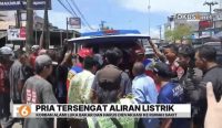 Seorang karyawan toko cat di Martapura, Kabupaten Banjar, tersengat listrik saat memasang spanduk. Peristiwa ini terjadi di Jalan Ahmad Yani, Kamis siang, 9 April 2026.