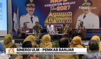Pemkab Banjar menggandeng Universitas Lambung Mangkurat (ULM) dalam penyusunan RKPD 2027. Kolaborasi ini fokus pada penguatan sumber daya manusia dan ekonomi berbasis resiliensi bencana.