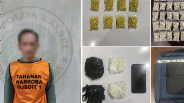 Polda Kalsel berhasil menggagalkan peredaran narkotika jenis ekstasi dalam jumlah besar di kawasan Kertak Hanyar, Kabupaten Banjar