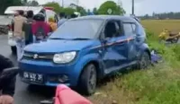 Kecelakaan mobil dan motor di Pakatellu Tanah Bumbu hingga korban tak sadarkan diri