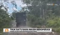 Dishub Banjar mengklaim sudah menjaga akses Jalan Desa Biih di Karang Intan. Namun, truk batu bara masih nekat melintas dan merusak jalan warga.