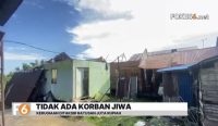 Angin puting beliung menerjang Desa Benua Anyar Sungai Tuan, Astambul, Kabupaten Banjar