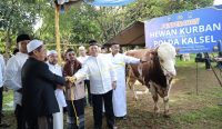 Polda Kalsel menyembelih dan menyalurkan 159 hewan kurban pada Idul Adha 1447 Hijriah