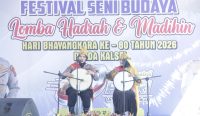 Polda Kalsel menggelar Festival Seni Budaya Madihin dan Hadrah dalam rangka Hari Bhayangkara ke-80.