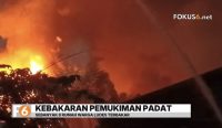 Kebakaran pemukiman padat di Belitung Utara, Banjarmasin Barat. Delapan rumah terbakar dan kerugian ditaksir lebih dari Rp500 juta.