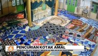 Seorang pria diamankan setelah diduga mencuri uang kotak amal di Makam Datu Bagul, Desa Keramat, Kabupaten Banjar.