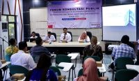 Disdukcapil Balangan menggelar Forum Konsultasi Publik untuk menghimpun masukan masyarakat sekaligus memperkenalkan aplikasi Galuh Sanggam
