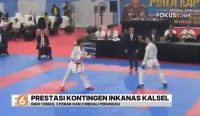 Kontingen INKANAS Kalsel meraih lima medali pada Kejuaraan Karate Piala Kapolri 2026.