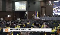 Universitas Lambung Mangkurat mengukuhkan 958 lulusan pada Wisuda ke-131. Rektor ULM berharap para alumni mampu berkontribusi