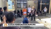 Rekonstruksi kasus pembunuhan Norlina di Polres Banjar diwarnai pengakuan suami korban yang mengaku sempat ditahan. Polisi membantah tudingan tersebut.