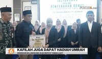 Pemkab Tanah Laut memberikan bonus kepada kafilah MTQ berprestasi. Dua peserta juga menerima hadiah umrah setelah Tanah Laut naik ke peringkat delapan MTQ Kalsel.