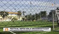 Ratusan pesepak bola usia dini dari 12 Sekolah Sepak Bola di Kalimantan Selatan mengikuti Festival Grassroots Day di Banjarmasin