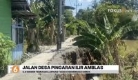 Tim ahli Universitas Lambung Mangkurat menyatakan jalan amblas di Desa Pingaran Ilir, Kabupaten Banjar, dipicu kondisi tanah yang rapuh akibat faktor alam.