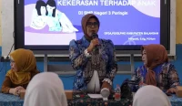 GOW Balangan mengedukasi siswa SMPN 3 Paringin tentang pelecehan seksual, kekerasan anak, dan perundungan agar mampu melindungi diri.