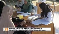 Lanud Sjamsudin Noor menggelar operasi katarak gratis, khitanan massal, pengobatan umum, dan bazar murah dalam rangka Hari Bakti TNI AU ke-79 di Banjarbaru.