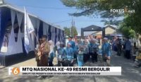 MTQ ke-49 tingkat Kabupaten Banjar resmi dibuka. Sebanyak 725 kafilah dari 20 kecamatan mengikuti 28 cabang musabaqah