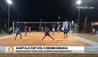Sebanyak 16 tim putra bersaing dalam Kartaji Cup Vol 5 di Tanah Laut hingga 15 Agustus 2026 untuk mencari pemain potensial daerah.