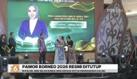 PAMOR BORNEO 2026 ditutup di Banjarmasin dengan transaksi lebih dari Rp73 triliun. Fathul Jannah dianugerahi gelar Bunda QRIS Kalsel.