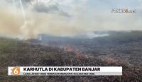Karhutla Kabupaten Banjar mencapai 403,558 hektare dan menjadi yang terbesar ketiga di Kalsel. BPBD mencatat 96 titik panas di 50 desa.