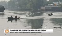 Kadar garam Sungai Martapura di Banjarmasin mencapai 1.233 PPM akibat intrusi air laut. PAM Bandarmasih mengurangi pompa