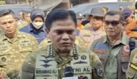 KSAL Laksamana TNI Muhammad Ali meninjau karhutla di Guntung Damar Banjarbaru. Ia menilai kondisi Kalsel tidak terlalu parah