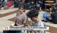 Turnamen Esport Piala Bupati Banjar 2026 diikuti 250 player dari 56 tim. Kompetisi Free Fire dan Mobile Legends berlangsung selama dua hari.