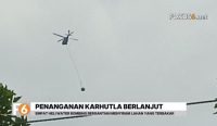 BPBD Kalsel memperkuat pembasahan karhutla di Banjarbaru. Hingga 21 Agustus 2026, tercatat 1.631 kejadian