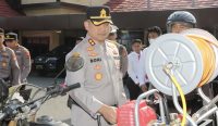 Polres Banjar menggelar apel kesiapan Tim Buru Api Marta Presisi untuk memperkuat pencegahan dan respons cepat menghadapi karhutla.