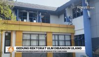 Gedung Rektorat ULM Banjarmasin akan dibongkar dan dibangun ulang di lokasi yang sama. Proses penghapusan aset kini berjalan melalui KPKNL Banjarmasin.