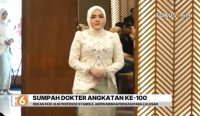 FKIK Universitas Lambung Mangkurat menggelar Sumpah Dokter Angkatan ke-100 dan penyerahan brevet dokter spesialis