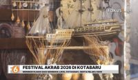 Festival AKRAB 2026 di Kotabaru menampilkan karya seni, pertunjukan inklusif, serta kerajinan berbahan limbah laut