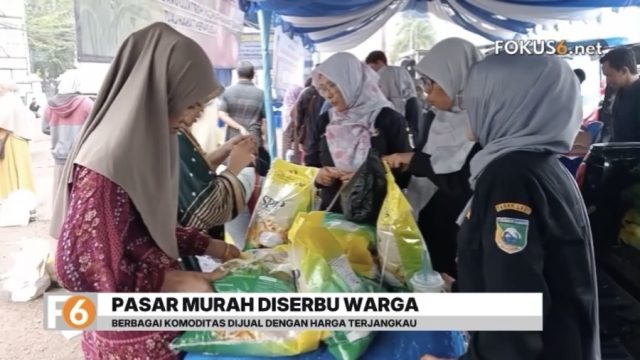 Pemkab Tanah Laut dan Pemprov Kalsel menggelar pasar murah di Pelaihari dengan harga telur Rp45 ribu per rak dan beras SPHP Rp60 ribu per 5 kilogram.